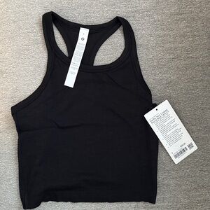 NWT LULULEMON SWIFTLY TECH CROPPED RACERBACK TANK TOP 2.0 Black 6